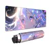 Teclado Personalizado Bidimensional Extra Grande para E-Sports con Bloqueo de Bordes para Hombres y Mujeres, Escritorio de Computadora, Alfombrilla para Escritorio de Oficina, Alfombrilla para Ratón