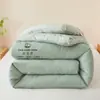 Colcha de algodón 100% de Xinjiang Clase A, engrosada para otoño e invierno, colcha cálida de invierno, estilo minimalista, núcleo de algodón tridimensional, colcha de resorte y otoño para dormitorio