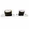 Rueda de 1.0 pulgada 1.2 pulgadas para cajón de bandeja de muebles, rueda lateral, silenciosa, direccional, de Tpr, rueda de goma blanda