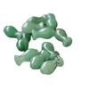 Vaso de Jade Dongling Verde e Jade Branco de Xinjiang 18*9.5mm Vaso Garrafa Ping An Brincos com Contas