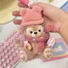 Chaveiro Pingente Bolsa Fofa Shirley Rose Presente de Aniversário Feminino Brinquedo Boneca de Pelúcia Ornamento