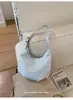 Comércio Exterior Transfronteiriço 2026 Novo Modelo Cor Sólida Versátil Couro Macio Bolsa Meia-Lua Bolsa Dumpling Diária Simples Bolsa de Ombro de Mão para Mulheres