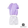 Ropa de Desempeño para Jardín de Infantes Logo Personalizado Opciones Multicolor Manga Corta Shorts Conjunto de Dos Piezas Camisa Publicitaria de Estudio para Niños y Niñas
