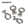 Anillos de riel deslizante de acero inoxidable 304 para toldo de RV, autocaravana, tienda de campaña, barco, kayak