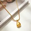 Lele Jewelry Moda Más Vendido Acero Inoxidable Simple Colgante Geométrico Collar Joyería con un Diseño Único y Elegante para Mujeres