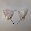 Bonita diadema de gato de peluche con orejas de gato y zorro, horquilla con orejas de bestia, horquilla para el pelo, campana, accesorios para el cabello de mujer a la moda.