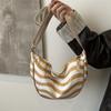 Bolsa tipo dumpling para el día a día, gran capacidad, moda casual para mujer, nuevo modelo 2026, estilo coreano para estudiantes, bolsa de hombro cruzada para primavera y verano