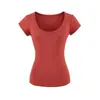 Estilo Puramente Sexy, Cuello en V Pequeño, Ligeramente Transparente, Manga Corta, Nuevo Estilo de Verano, Top Camiseta Corta Ajustado con Puños Dobladillos