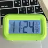 Nuevo Reloj Despertador Pequeño de Crayón con Reloj Luminoso de Mesita de Noche Simple Multifuncional de Temporización Reloj de Escritorio para Dormitorio de Estudio