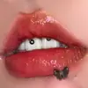 Unha de lábio de aço inoxidável com borboleta transfronteiriça nova unha de osso da orelha decoração interna do lábio joias para piercing corporal atacado Europa e Estados Unidos