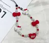 Lanyard para Teléfono Móvil Cadena de Frutas Coloridas Fresa Cadena Cruzada Cadena Larga para Teléfono Móvil Antiperdida Estilo Nuevo