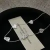 Nuevo Pulsera Binghulu de Hielo Picado Versátil Lujo Ligero Diseño Exquisito Moda de Gama Alta Simple Regalo para Novia