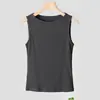 2026 Transfronterizo Amazon Primavera/Verano Chaleco de Algodón Puro con Escote Halter Hombros Descubiertos Adelgazante Sin Mangas Camiseta Base Camisola para Mujer