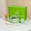 Set Exclusivo Transfronterizo de Matcha Set de 7 Piezas Tazón Japonés de Matcha con Pico, Set de Té de 100 Púas, Caja de Color Cerámica Estilo Ins