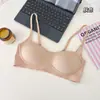 Sutiã Fino Sem Costura para Mulheres com Seios Pequenos, Efeito Push-Up e Suporte Lateral, Sutiã Sem Aro Novo Estilo, Transfronteiriço Sudeste Asiático