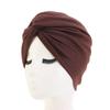Turbante de algodón gorro twist gorro cruzado gorro India comercio electrónico transfronterizo suministro de alta calidad TJM-163