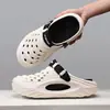 Pisar caca se siente como zapatos con agujeros talla grande para hombre verano 2026 estilo nuevo ropa de exterior deportiva antideslizantes suela suave chanclas de playa
