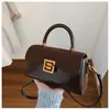 Moda 2025 Nuevo Bolso Versátil Nuevo Mate Retro Bolso de Hombro Único Cruzado Bolso de Viaje Elegante para Mujer Sensación de Alta Gama