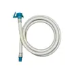 Extensão de mangueira de entrada de água para máquina de lavar totalmente automática, conector de extensão de entrada de água para máquina de lavar doméstica, mangueira com fecho de encaixe