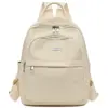 Bolsa de Viagem para Computador da Moda, Mochila Escolar para Estudantes, Mochila Feminina Simples com Múltiplos Compartimentos, Bolsa Casual de Nylon Repelente à Água