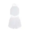 Nuevo Conjunto de Chaleco Halter y Shorts de Moda Europea y Americana de Amazon Pijama de Verano Ropa de Casa para Mujer 2026 Transfronterizo