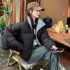 Jaqueta Nova de Algodão Estilo Harajuku Artístico Feminina Tendência Preguiçosa Simples Estilo Japonês Popular Moda Ins Versátil Em Estoque.