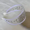 Diadema Estilo Hepburn con un Toque Vintage, 2026 Perla Suave Versátil de Ala Ancha para Salir, Accesorio para la Cabeza de Estilo Japonés y Coreano de Copa Alta