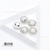 Fábrica de atacado 8mm redondo colorido de vidro diamante borda garra cadeia de costura manual Diamante diy cocar acessórios para o cabelo acessórios de sapato