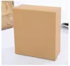 Caja de Regalo Negra Lista para Usar del Fabricante Caja de Empaque Rectangular Tapa Cielo y Tierra Caja de Papel Kraft Retro Caja Grande Venta al por Mayor