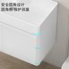 Baño Tamaño Pequeño Gabinete de Baño Balcón Cerámica Lavabo Todo en Uno Espacio Aluminio Espacial Mesa de Lavado Espacio Pequeño Mini Mesa de Lavado