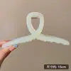 Pinza de tiburón grande coreana para el cabello, accesorio simple para recogido en la parte trasera de la cabeza, pinza de pelo de alta gama para mujer