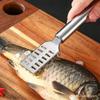 Raspador de escamas de pescado de acero inoxidable, raspador de escamas doméstico, utensilio de cocina, cepillo manual especial para matar peces, cuchillo removedor de escamas de pescado
