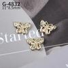 Novo Estilo Nail Art Zircônia Joias Requintada Luz Luxo High-end Sentido Zircônia Diamante Super Flash Borboleta Arco Nail Art Pequenos Ornamentos