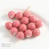 12mm cor sólida cerâmica contas redondas diy material frisado adulto crianças colar pulseira soltas contas de porcelana atacado