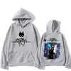Sudadera Unisex de Moda con Estampado de Gato Callejero, Camiseta Deportiva de Algodón, Suéter con Estampado de Videojuegos, Ropa Urbana para Mujer