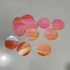 Acessórios DIY de lantejoulas escama de peixe para decoração de fantasias de casamento e festa, lantejoulas redondas coloridas laser espelhadas de 5CM