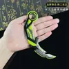 Valorant Contrato Intrépido Periférico de Juego Tarjeta Gráfica Rgx Cuchillo Garra Modelo de Arma Completamente Metálico Adorno 17cm
