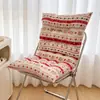 Bonito cojín de silla plegable integrado, combinación de asiento y respaldo para oficina en casa y estudio, cómodo con correas de amarre, cojín de suelo