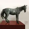 Enfeite de Mesa Cavalo Galopante de Bronze para Sucesso, Presente de Inauguração, Embalagem, Transporte e Entrega Porta a Porta