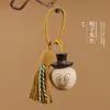 Madera de Haya Gato Feliz Lindo Adorno de Escritorio Sanador Accesorio DIY para Reunión y Prosperidad Cada Año