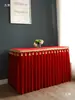 Toalha de Mesa de Casamento, Saia de Mesa para Buffet de Aniversário, Toalha de Mesa com Franjas de Veludo para Oferenda a Buda, Toalha de Mesa para Templo de Buda, Capa de Mesa