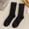 Invierno Nuevo Terciopelo Australiano Calcetines Apilados Calcetines Gruesos Cálidos para Mujer Calcetines de Piso Color Maillard Calcetines Gruesos de Toalla