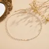 Nuevo Collar de Perlas Hecho a Mano Estilo Bohemio Transfronterizo Retro para Mujer Versátil Sencillo y Exquisito Collar Cruzado