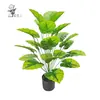 Flores Artificiales Transfronterizas, Flores Artificiales de Plástico, Plantas Verdes Falsas, Guanyin Goteando, Hojas Pegadas, Decoración Suave para Paisajismo, Paisajismo de Pie