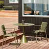 Mesa e Cadeira de Lazer para Pátio Externo Casual Conjunto de Mesa e Cadeira de Ferro Forjado para Varanda Mesa Simples para Loja de Chá