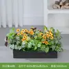 Série Girasol de Expressão Idiomática de Quatro CaracteresVaso para Flores ArtificiaisCaixa de Flores DecoraçãoDivisória de PlantasOrnamento de Planta VerdeArtificial