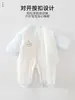Roupa de inverno quente de algodão espesso de 150g para outono e inverno de bebê, macacão para meninos e meninas, macacão acolchoado, roupas para recém-nascidos