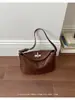 Bolso de mano tejido de patrón moderno y simple, bolso de hombro único y moderno, bolso cruzado fresco y casual con cierre de broche