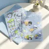 Rolo de adesivo personalizado com glitter, fofo e moderno, perfeito para scrapbooking e journaling, fabricante de adesivos