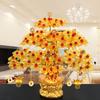 Árbol de la fortuna de cuentas hecho a mano bolsa de materiales para hacer adornos manualidades de dragón tejido diy accesorios de resina para adultos